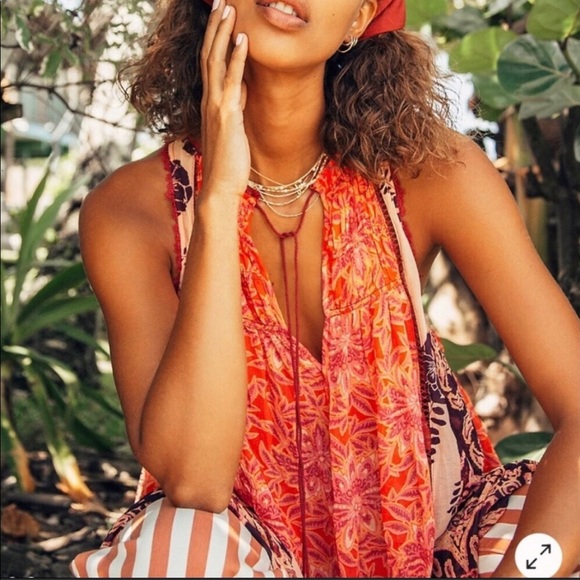 Free People Tops - NWOT Free People Feel the Heat Printed Tunic/Dress